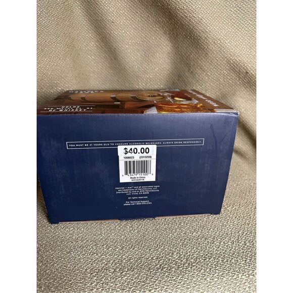Hammer and Axe Wood Whiskey Barrel 800 ml 27 FL OZ For Spirits New Open Box - Picture 4 of 8